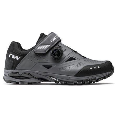 Scarpe da ciclismo da uomo Northwave Spider Plus 3 grigio/nero Dark grey
