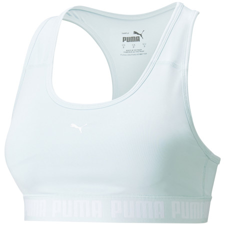 Reggiseno sportivo Puma Mid Impact Strong Bra PM azzurro blue