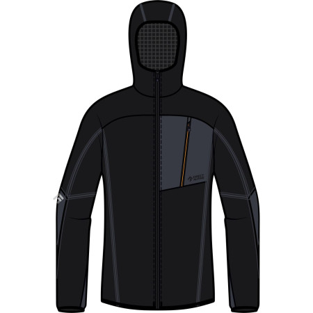 Felpa funzionale da uomo Direct Alpine Dragon nero/grigio anthracite