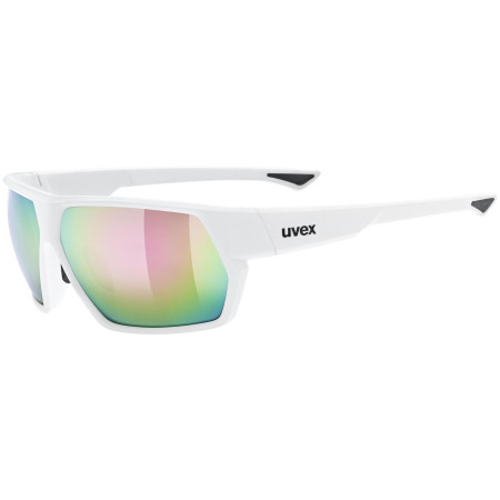 Occhiali sportivi Uvex Sportstyle 238 bianco/rosa White Matt/Mirror Pink