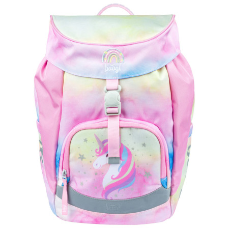 Zaino di scuola Baagl Airy rosa růžová (rainbow unicorn)
