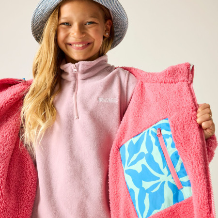Cappotto antipioggia Regatta Junior Waterproof Changing Robe SBluFlPiLem