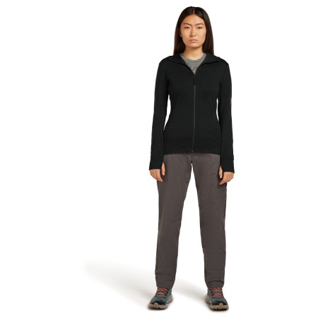 Felpa tecnica da donna Icebreaker W Mer 260 Quantum IV LS Zip Ho