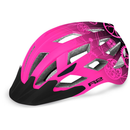 Casco da ciclismo R2 Lumen Junior nero/rosa matná - růžová, černá