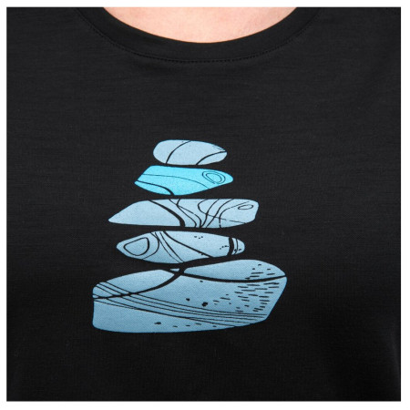 Maglietta da donna Sensor Merino Blend Stone