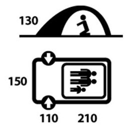 Tenda Husky Felen 2-3
