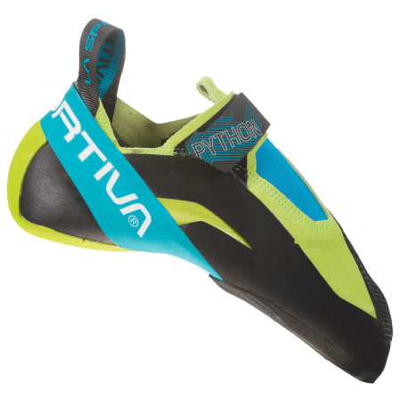 Scarpe da arrampicata La Sportiva Python verde/blu AppleGreen/TropicBlue