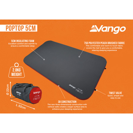 Materasso autogonfiante Vango PopTop 5cm