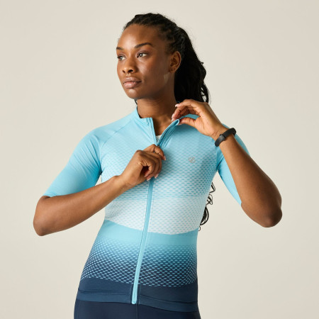 Maglia da ciclismo per donna Dare 2b Lightnint short sleeve printed jersey
