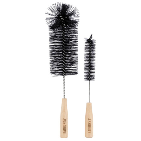 Spazzola per bottiglie Kambukka Set di 2 spazzole per la pulizia delle bottiglie