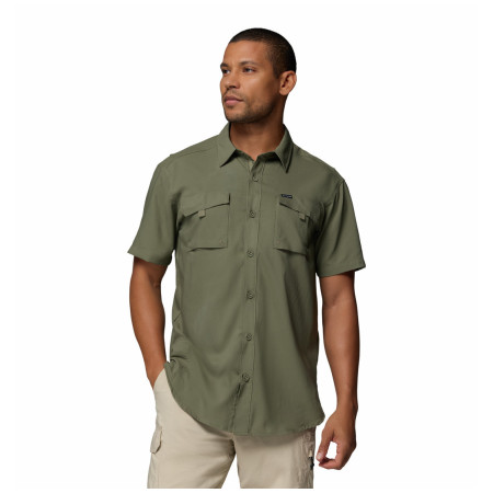 Camicia da uomo Columbia Silver Ridge™ Utility II SS verde Stone Green