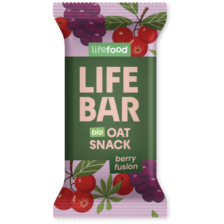 Barretta Lifefood Lifebar Oat Snack ovocný BIO 40 g