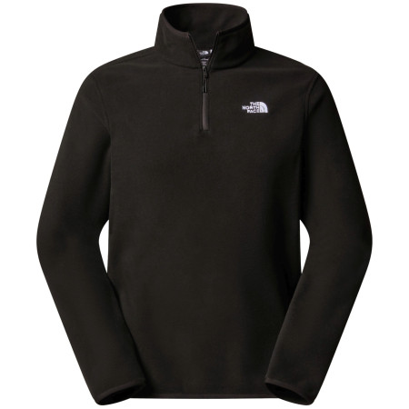 Felpa da uomo The North Face M Glacier Fleece 1/4 Zip Jacket nero TNF BLACK
