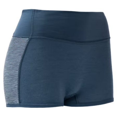 Pantaloncini da donna Devold Reverso Merino Hipster Wmn azzurro Dawn