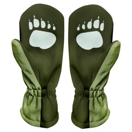 Guanti softshell per bambini WAMU Khaki
