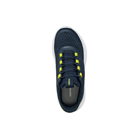 Scarpe da bambino Geox J Sprintye Fast In B Navy/Lime