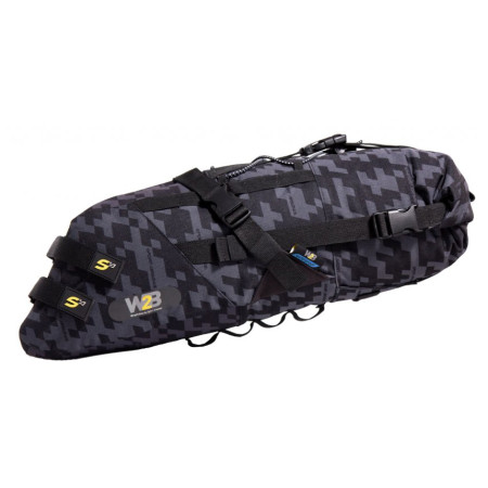 Borsa per bicicletta sottosella Sport Arsenal Art. 622 nero/grigio PixelMask