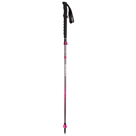 Bastoncini da trekking da donna Camp Laser Adj W nero/rosa