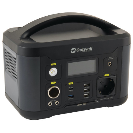Generatore di energia portatile Outwell Akira 600 Power Station grigio Blue Shadow