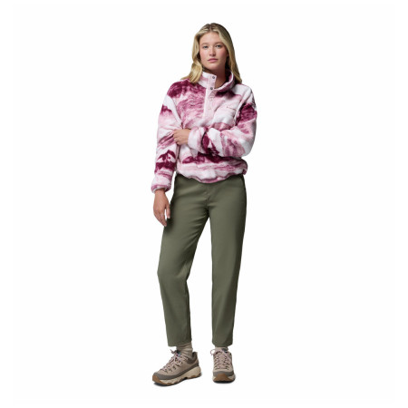 Felpa da donna Columbia Helvetia™ II Printed Cropped Half Snap
