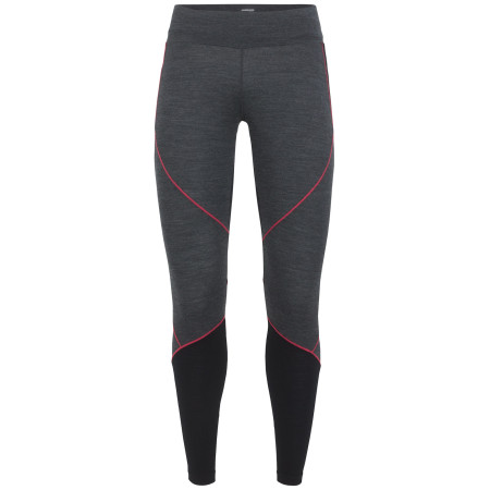 Pantaloni termici da donna Icebreaker Women`s 200 Oasis Deluxe LS Cr (2018) grigio JetHthr/Black/Prism