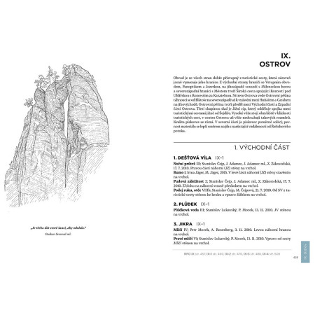 Guida di arrampicata Vivat Rex Adršpach 1. díl - tvrdá vazba