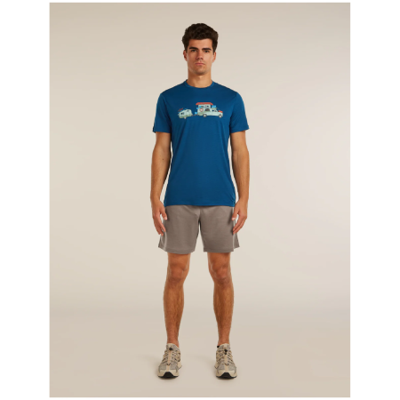 Maglietta funzionale da uomo Icebreaker Men Merino 150 Tech Lite SS Tee Transportage