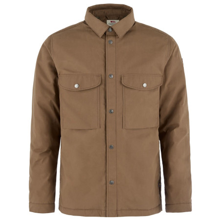 Giacca da uomo Fjällräven Övik Down Shirt Jacket M marrone Wood Brown