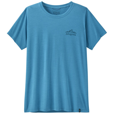Maglietta da donna Patagonia Women's Capilene Cool Daily Shirt - Cloud Crag blu Shore Blue - Light Shore Blue X-Dye