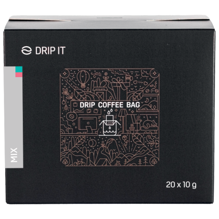 Caffè Drip it Mix - Brazil, Nicaragua 20x10 g grigio šedá