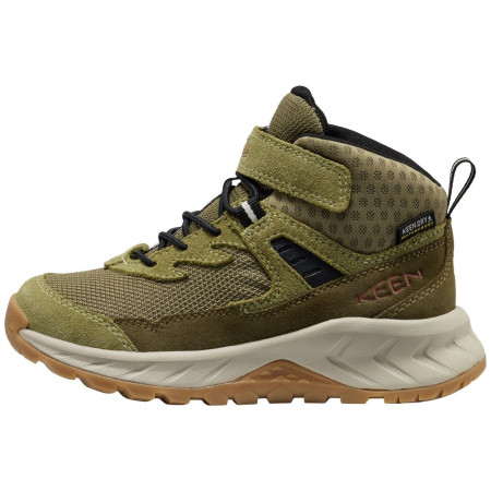 Scarpe da bambino Keen Hightrail Mid Wp Children Dark Olive