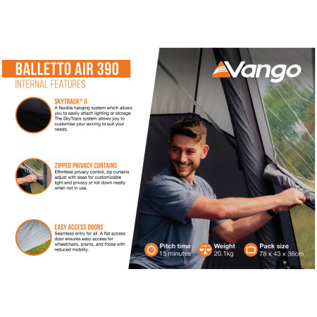 Tenda per minibus Vango Balletto Air 390
