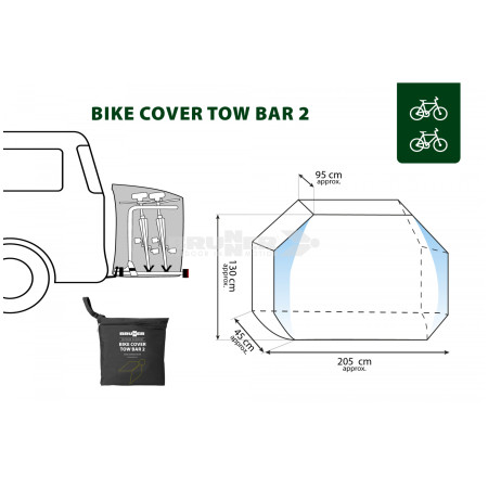 Copertura impermeabile Brunner Hitch Bike Cover 1/2