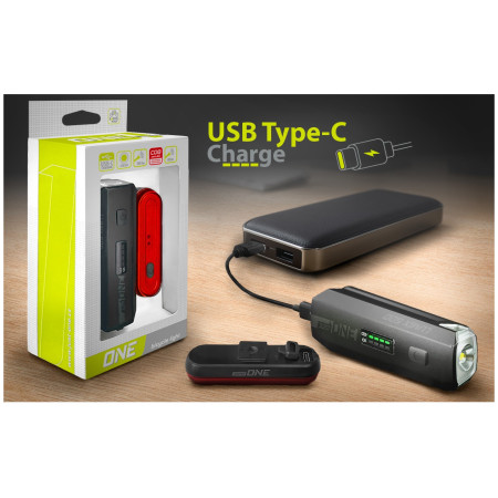 Luci anteriori / posteriori Just One Lumix 500 Set