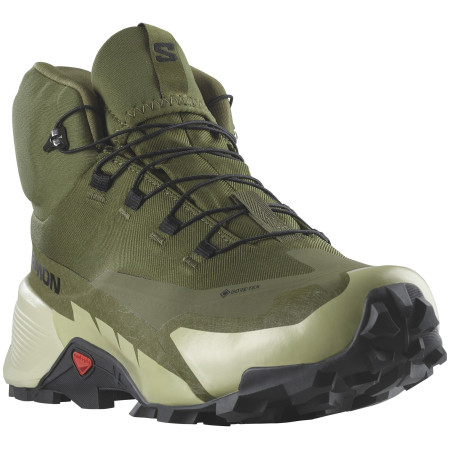 Scarpe da trekking da uomo Salomon Cross Hike 2 Mid Gore-Tex verde Olive Night / Moss Gray / Black