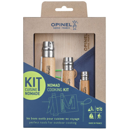 Set di coltelli tascabili Opinel Nomad Cooking Kit