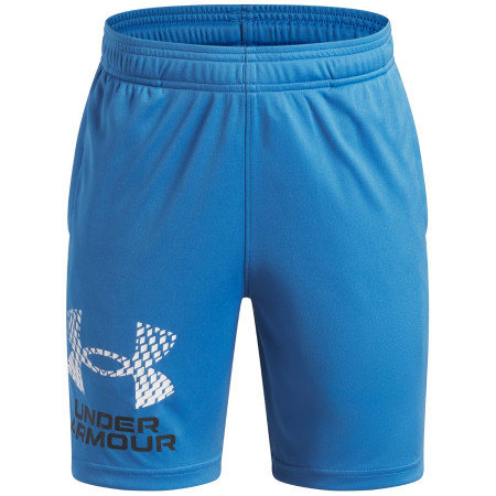 Pantaloncini per bambini Under Armour UA Tech Logo Shorts Aegean Blue blu Aegean Blue / / White