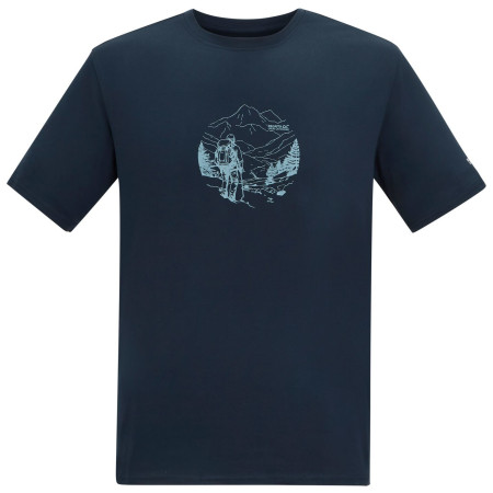 Maglietta da uomo Regatta Fingal Stretch blu scuro Navy