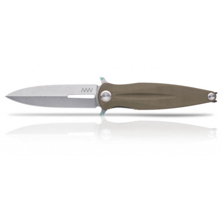 Coltello Acta non verba Z400 Stonewash/G10/Liner Lock verde Olive