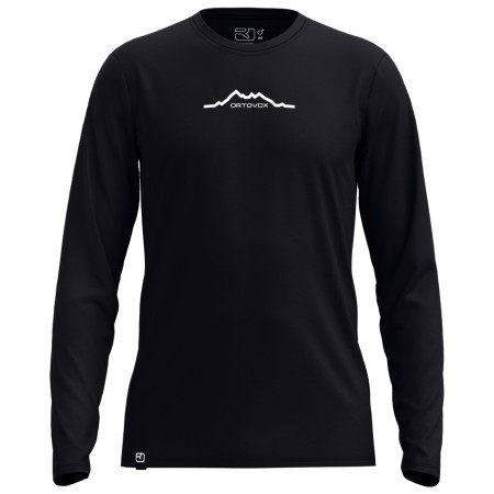 Maglietta da uomo Ortovox 150 Cool Mountain Long sleeve nero Black Raven