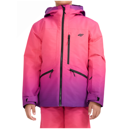 Giacca invernale per bambini 4F Technical Jacket F1199 Multicolour rosa Multicolour 3 Allover