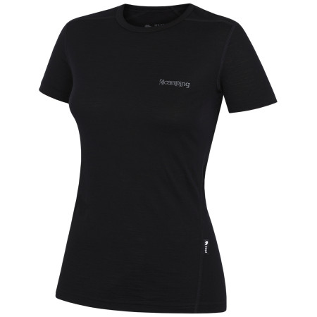 Maglietta da donna Zulu Merino 160 Short 4C nero black