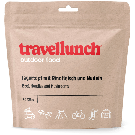 Cibo disidratato Travellunch Pasta con manzo e funghi125 g