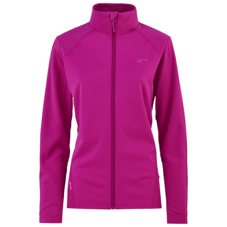 Felpa da donna Kari Traa Kari F/Z Fleece rosa Fucha