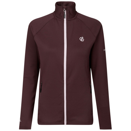 Felpa tecnica da donna Dare 2b Lowline Full Zip Core Stretch bordeaux Huckleberry