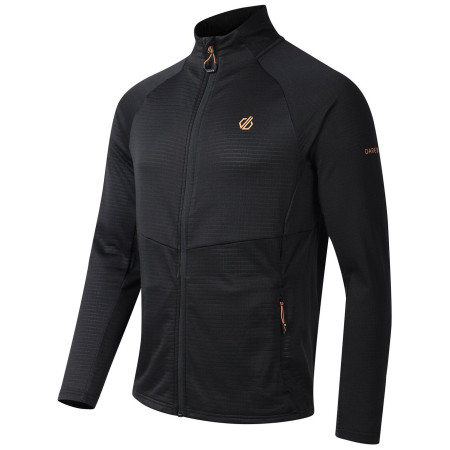 Felpa da uomo Dare 2b Apex Stretch Midlayer nero Black