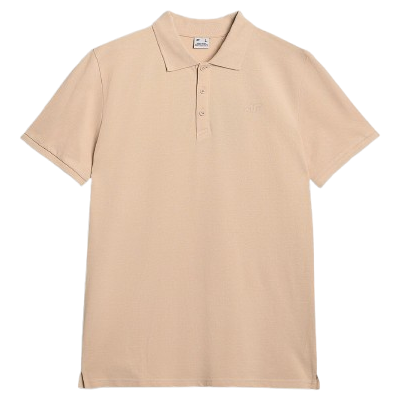 Maglietta da uomo 4F Polo Shirt M555 beige BEIGE
