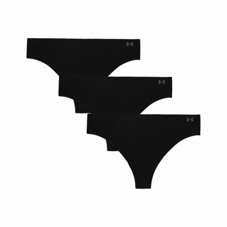 Mutande da donna Under Armour Pure Stretch No Show Thong - Solid 3Pk nero black
