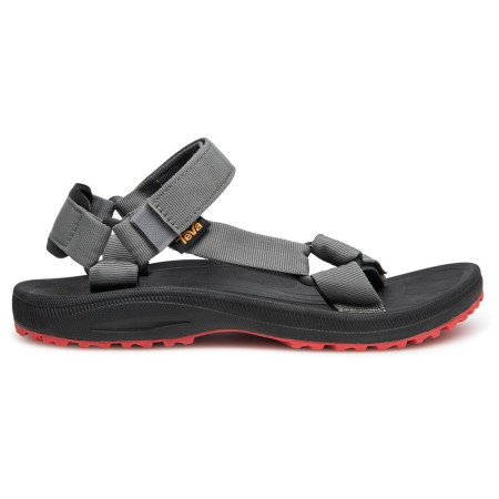 Sandali da uomo Teva Winsted Solid grigio Black/Red
