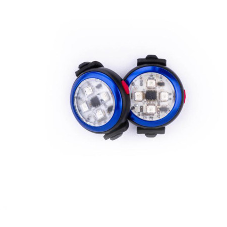 Luce per cani Curli Luumi Safety LED Lights rechargeable blu blue
